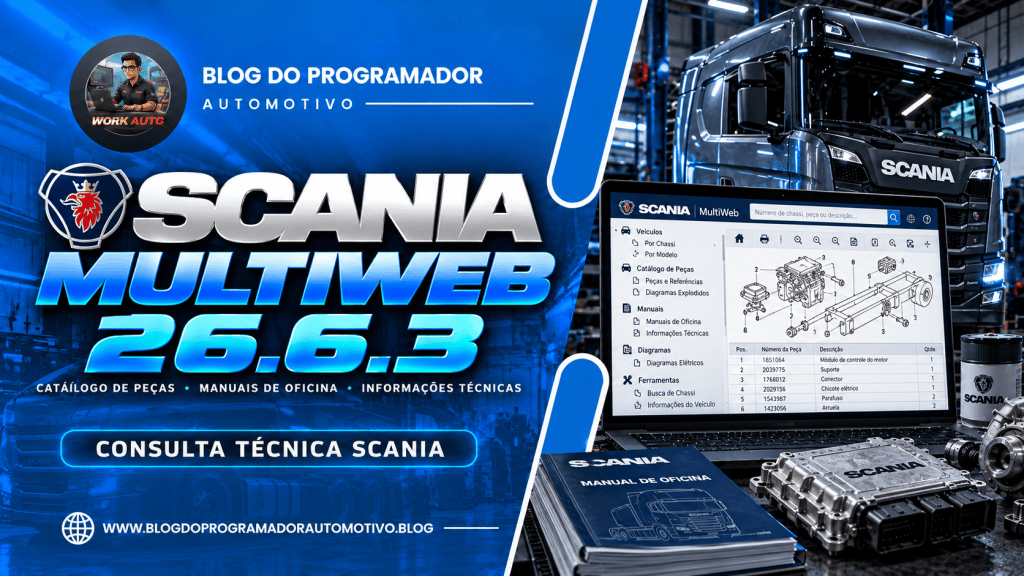 SCANIA MULTIWEB 26.6.0.3 – Catálogo de Peças, Manuais e Informações Técnicas&nbsp;Scania