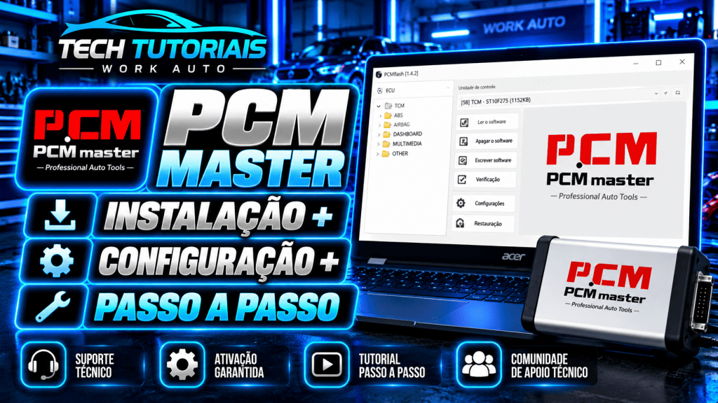 PCM Master – Tutorial de Instalação Completa | Programação Automotiva