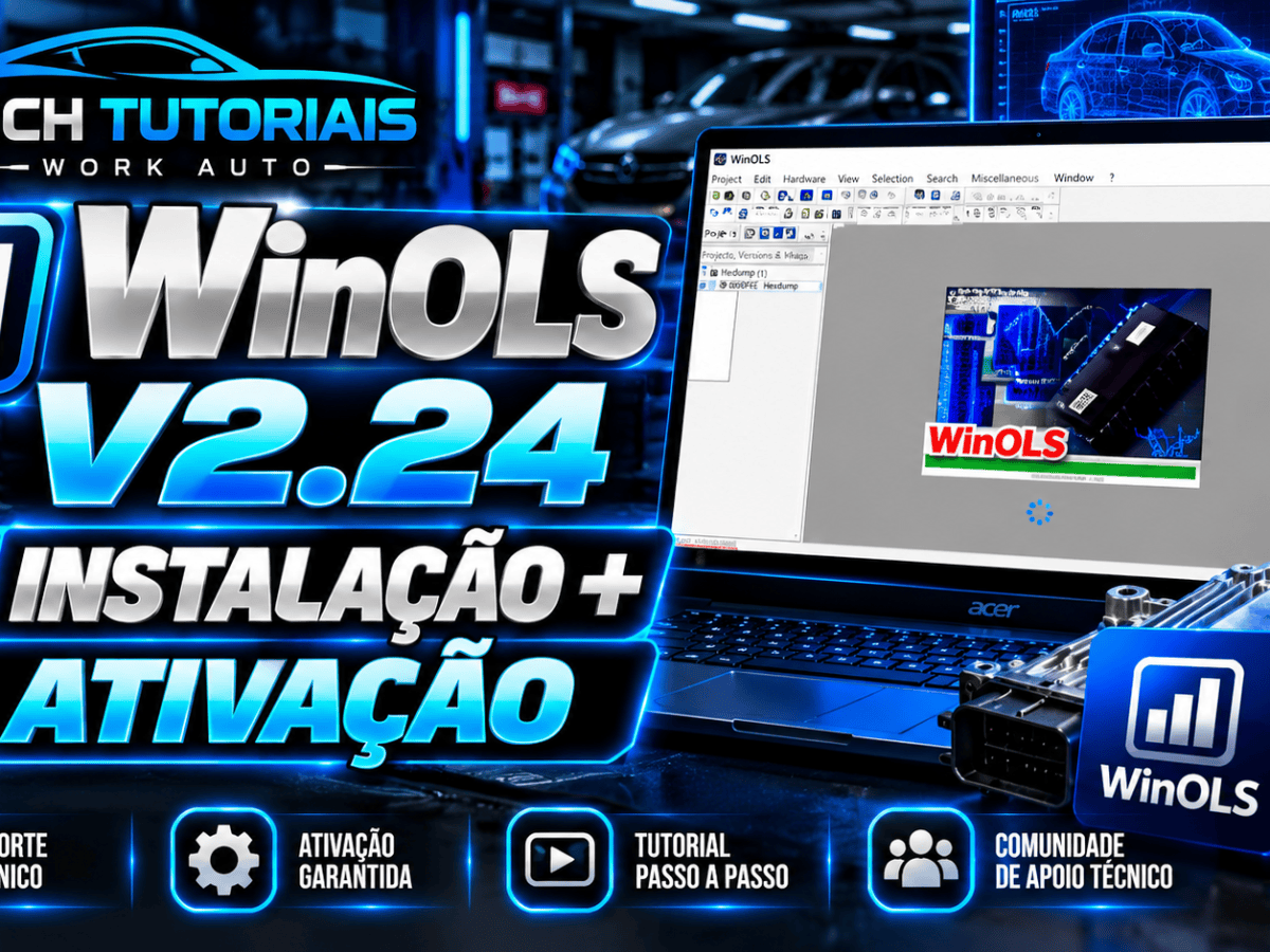 WinOLS V2.24 – Tutorial Completo de Instalação e Ativação | TECH&nbsp;TUTORIAIS