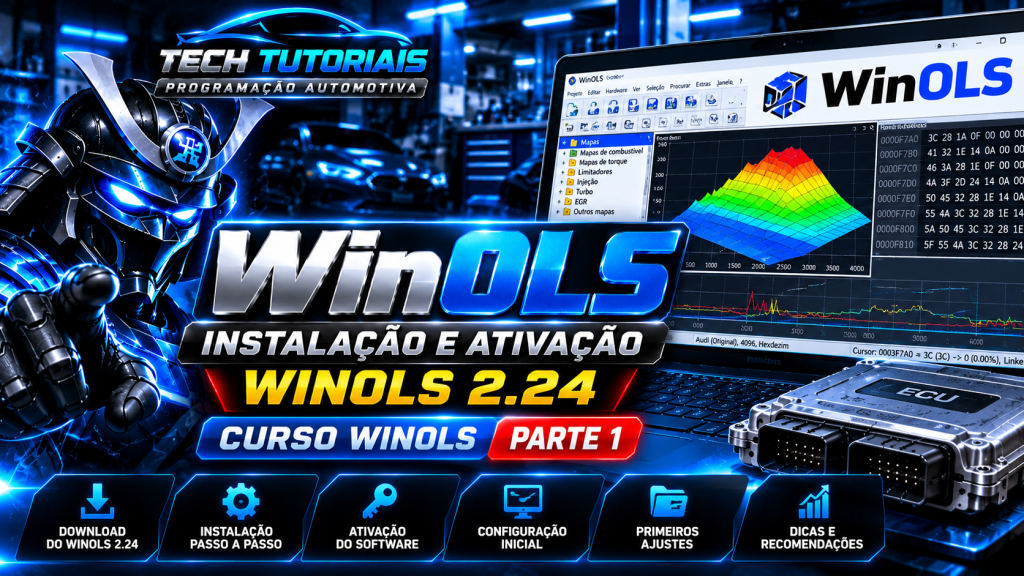 VlogAuto – Curso WinOLS Parte 1 – Instalação e Ativação do&nbsp;Software.